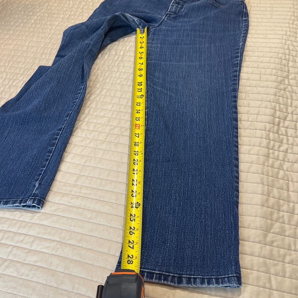 Gloria Vanderbilt AMANDA RETRO WOMENS SIZE 10 Dark Blue Jeans - Picture 3 of 9
